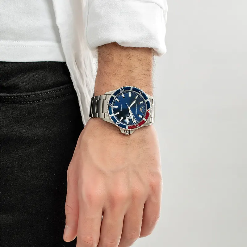 Emporio Armani Diver Blue Dial Men's Watch | AR11339